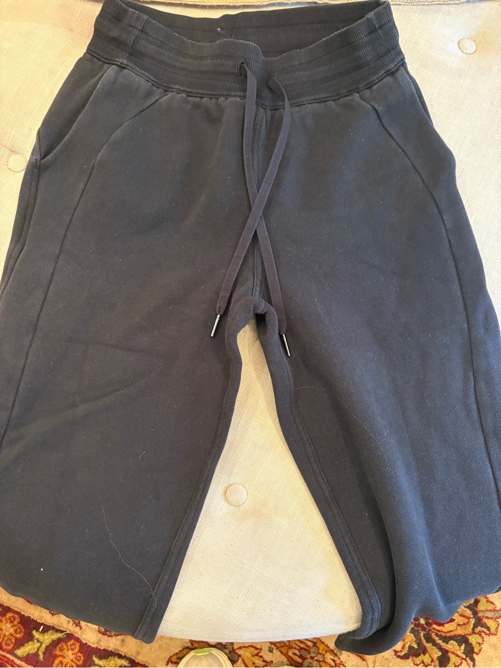 lululemon athletica Men's Black Drawstring Joggers
